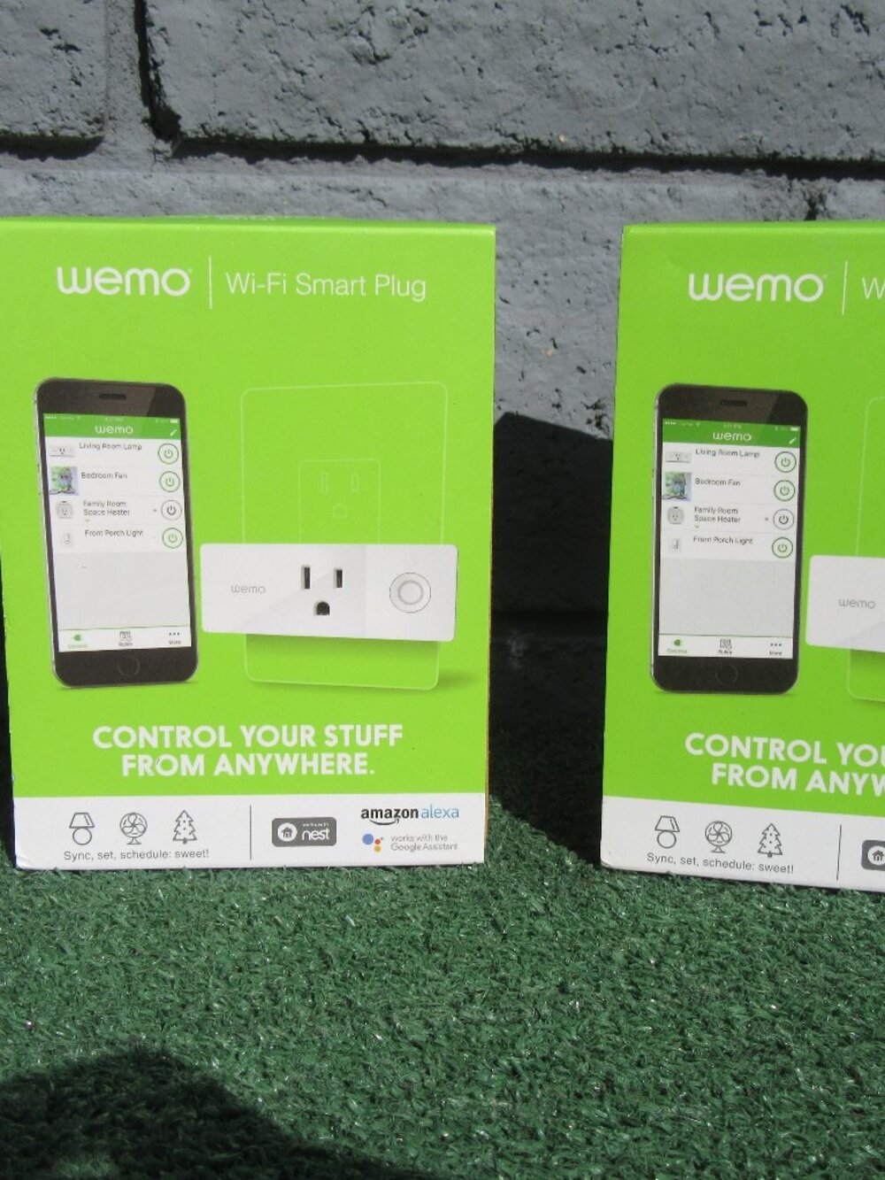 2 Brand New Belkin Wemo Mini WiFi Smart Plug Outlets F7C063